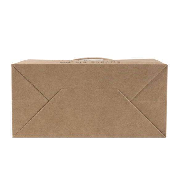 Wholesale Gift 80gsm Customized Printing Cardboard Kraft Paper Bag - Image 4