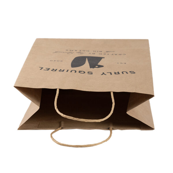 Wholesale Gift 80gsm Customized Printing Cardboard Kraft Paper Bag - Image 5