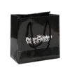 Black OEM 150gsm Customized Printing Cardboard Paper Bag