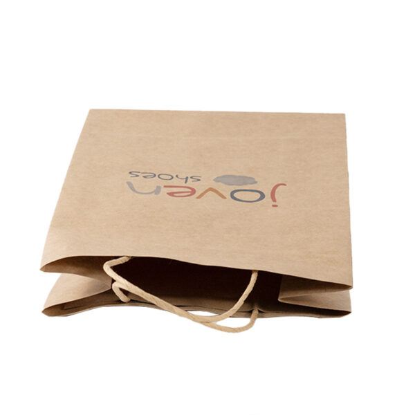 80gsm Customized Logo Pattern Printing Kraft Paper Bag - Image 2