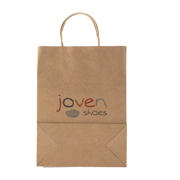 80gsm Customized Logo Pattern Printing Kraft Paper Bag - Image 4