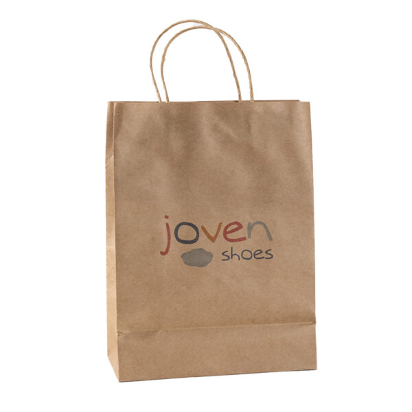 80gsm Customized Logo Pattern Printing Kraft Paper Bag