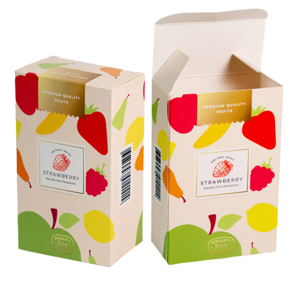 High Quality Fruit Packaging Custom Printed Folding Paper Box