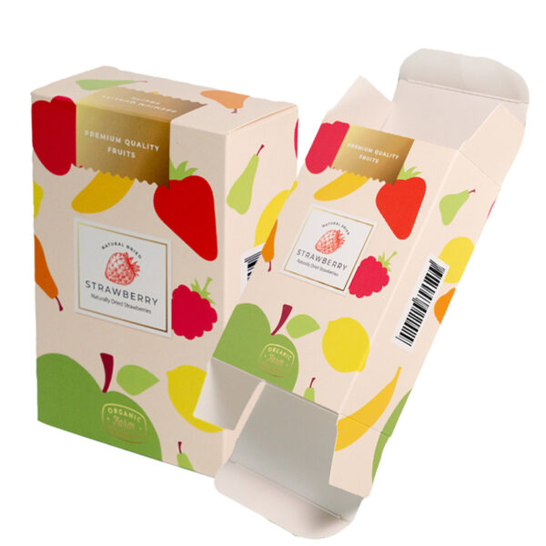 High Quality Fruit Packaging Custom Printed Folding Paper Box - Image 3