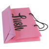 Pink Wholesale 120gsm Customized Printed Shopping Gift Paper Bag - Image 6