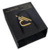 Bronzing Luxurious Black 150gsm Customized Paper Shopping Gift Bag - Image 4