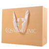 Orange 120gsm Customized Printed White Cardboard Paper Shopping Bag - Image 6