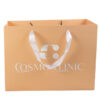 Orange 120gsm Customized Printed White Cardboard Paper Shopping Bag - Image 5