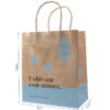 Two Colors 100gsm Personal Customized Printed Kraft Paper Shopping Bag - Image 6