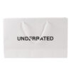 Fashion White Cardboard 120gsm Customized Printed Paper Shopping Bag - Image 2