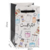 OEM/ODM White Cardboard 180gsm Customized Printing Gift Paper Bag - Image 4