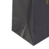 Black and white adhesive rope kraft paper bag - Image 4