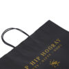 Black and white adhesive rope kraft paper bag - Image 6