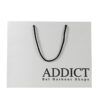 White rope printed high-end gift paper bag - Image 2