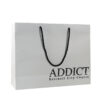 White rope printed high-end gift paper bag