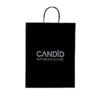 Black silver embossed three-dimensional letter gift paper bag - Image 2
