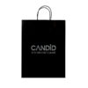 Black silver embossed three-dimensional letter gift paper bag - Image 3