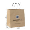 Two designs of white adhesive rope kraft paper coffee bag - Image 2