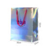 Surface reflective drawstring fashionable white cardboard tote bag - Image 4