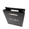 Black Die-cut White Cardboard Paper Bags - Image 3