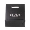 Black Die-cut White Cardboard Paper Bags - Image 4