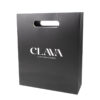 Black Die-cut White Cardboard Paper Bags