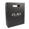 Black Die-cut White Cardboard Paper Bags - Image 6
