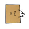 Customized Orange Cardboard Gift Shopping Paper Tote Bags With Logo - Image 5