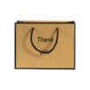 Customized Orange Cardboard Gift Shopping Paper Tote Bags With Logo - Image 6