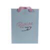 Customized Logo  blue Paper Shopping Bags Clothing Supermarket Shopping Craft Packaging Paper Bags - Image 4
