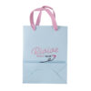 Customized Logo  blue Paper Shopping Bags Clothing Supermarket Shopping Craft Packaging Paper Bags - Image 3